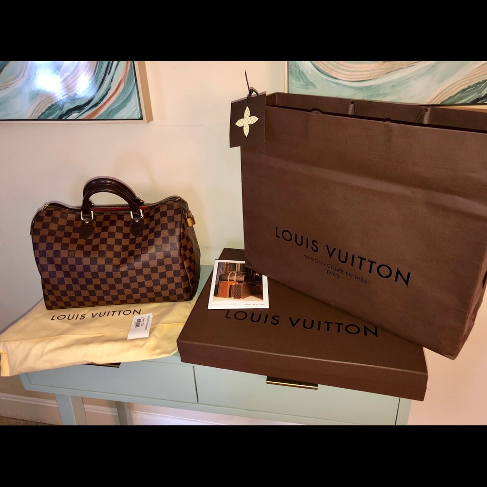 Louis Vuitton Ebene Speedy 35